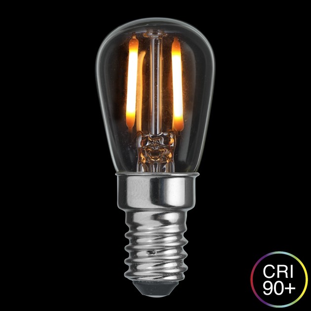 Päron LED klar E14 2,2W 2700K dimbar